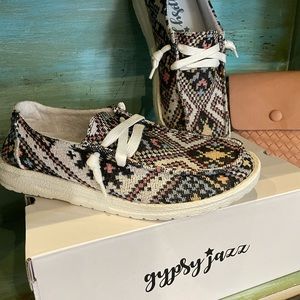Gypsy Jazz Slip On Shoes